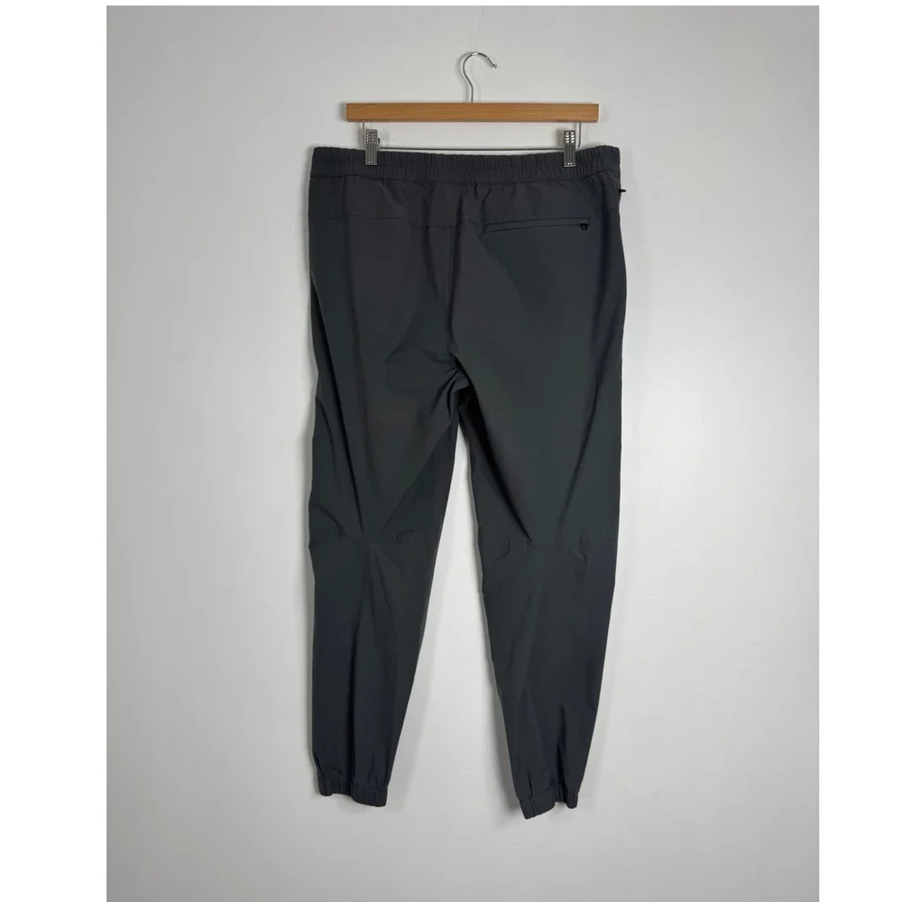 Athleisure Banana Republic Mens L Slim Fit Joggers Gray Performance‎ Tech Pants